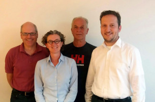 Der neue Fraktionsvorstand v.l.n.r.: Herbert Richter, Antje Esser, Ludwig Daikeler und der neue Fraktionsvorsitzende Ulrich Schäufele