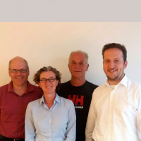 Der neue Fraktionsvorstand v.l.n.r.: Herbert Richter, Antje Esser, Ludwig Daikeler und der neue Fraktionsvorsitzende Ulrich Schäufele